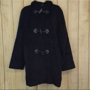 Cinzia Rocca Hooded Alpaca Coat